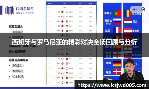 西班牙与罗马尼亚的精彩对决全场回顾与分析